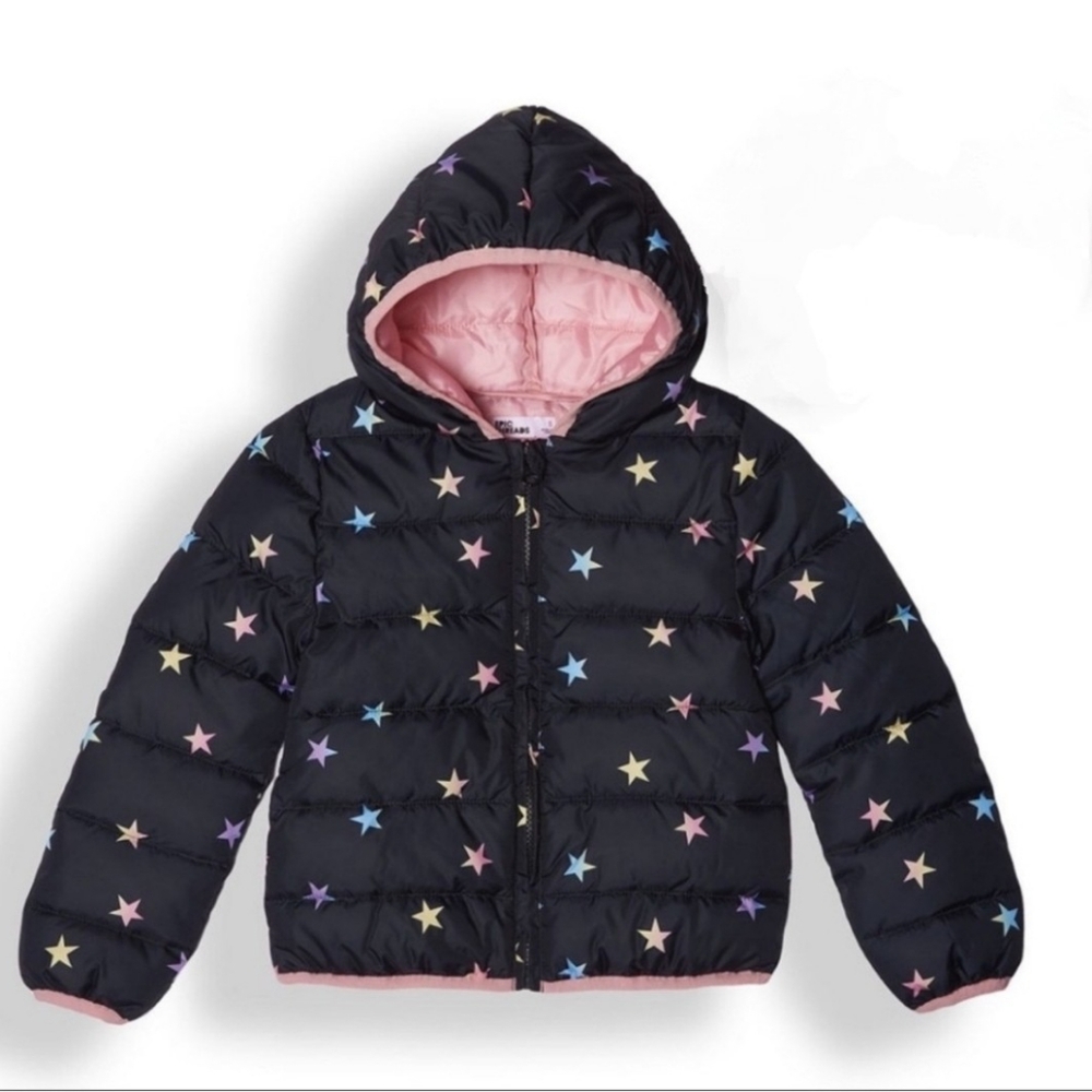 Epic Threads Toddler Girls Light Puffer packable jacket in size 4T